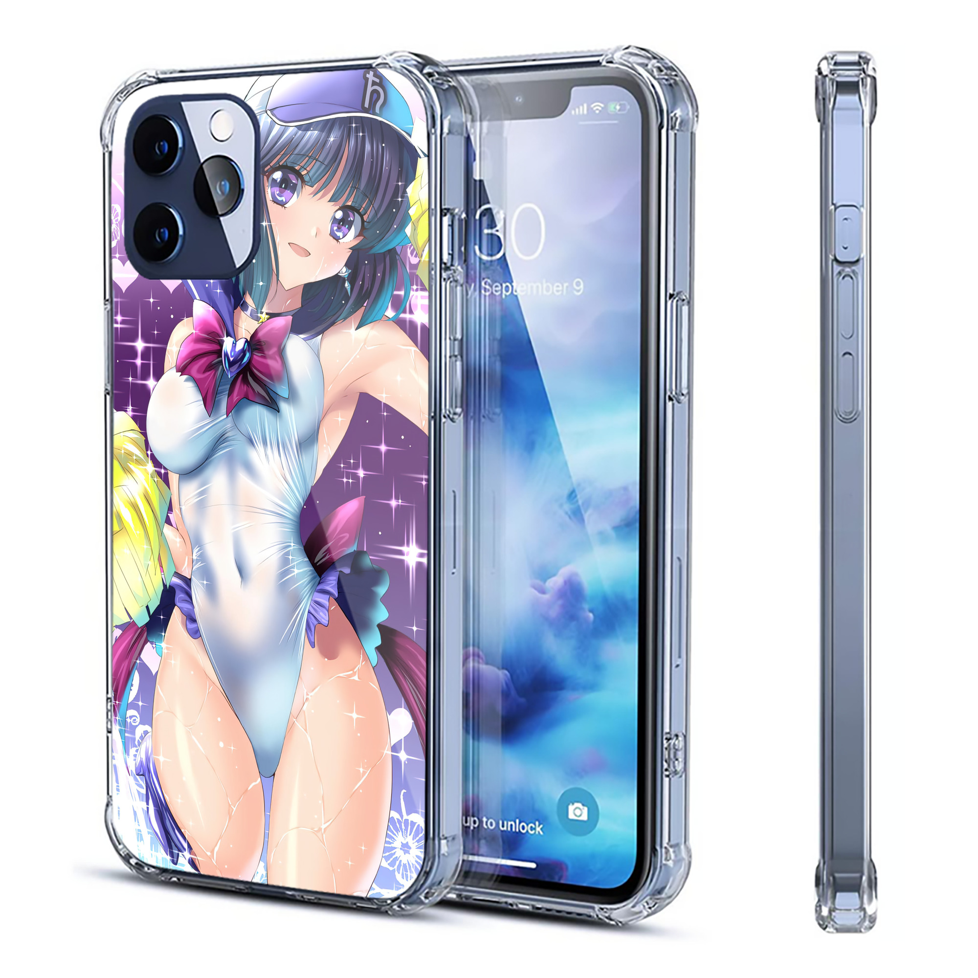 （画像用） 美少女戦士セーラームーン Sailor Moon 【iPhone 12シリーズ対応】透明スマホケース（クリアソフトケース）